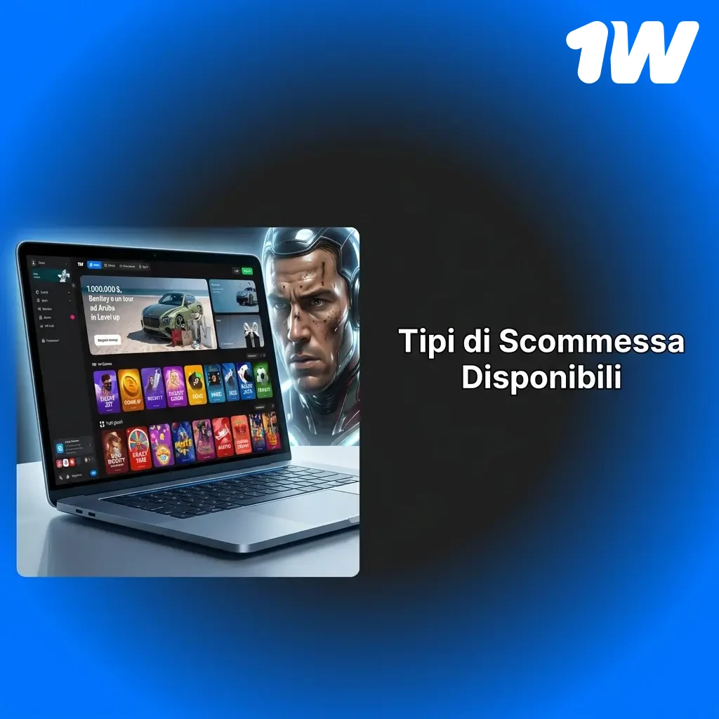 Tipi di scommessa su 1w: singola, express multipla e sistema per diverse strategie di gioco.