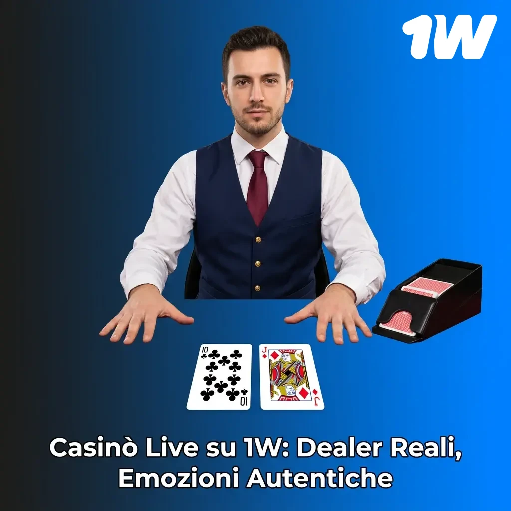 Casinò live 1w con dealer reali: roulette, blackjack, baccarat e game show in streaming HD.