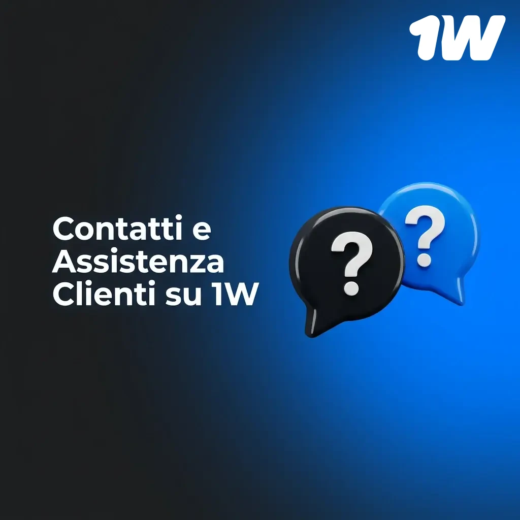 Assistenza clienti 1w disponibile 24/7 tramite Live Chat, Email e Telegram per supporto su depositi e prelievi.