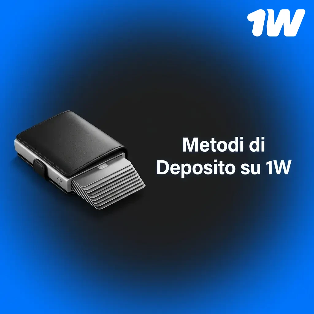 Metodi di deposito su 1w in Italia: carte bancarie, e-wallet e altri pagamenti per ricaricare il conto.