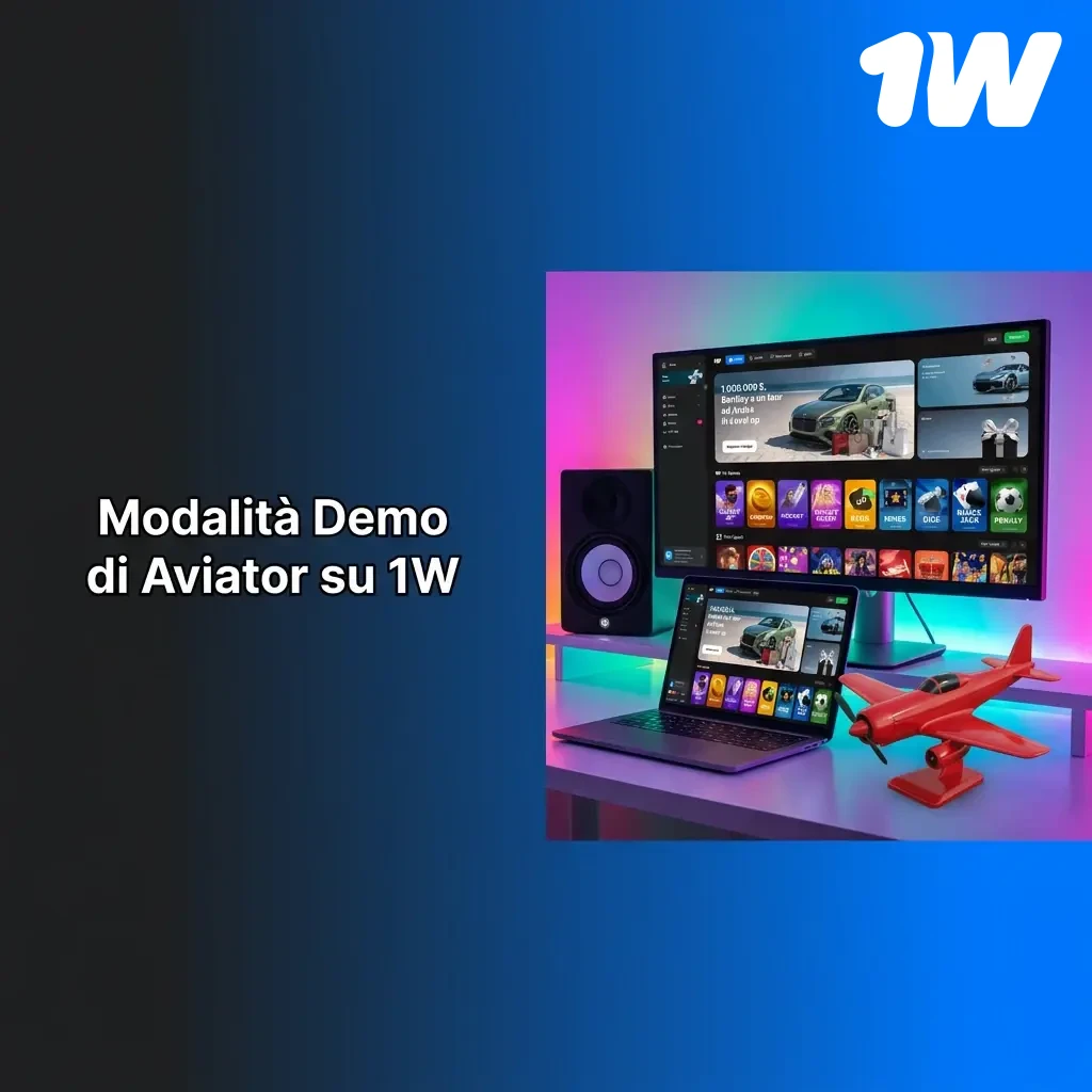 Modalità demo di Aviator su 1w: pratica gratis con saldo virtuale, senza depositi né rischi finanziari.