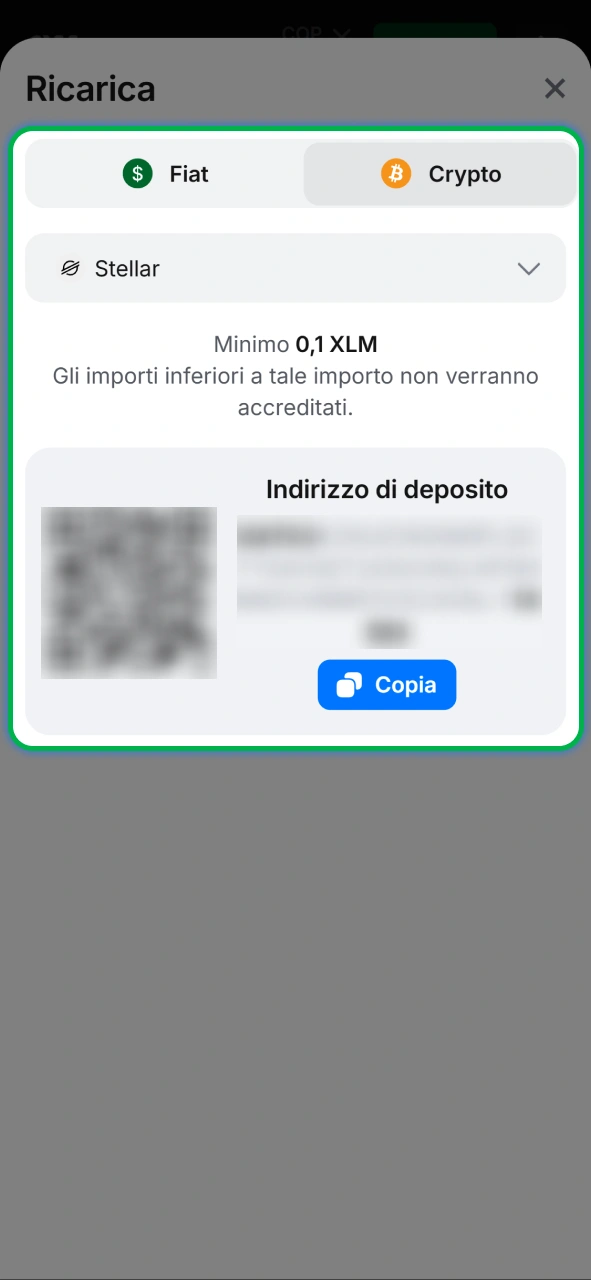 Ricevi un bonus esclusivo sulla ricarica effettuando un deposito sul tuo conto 1w.