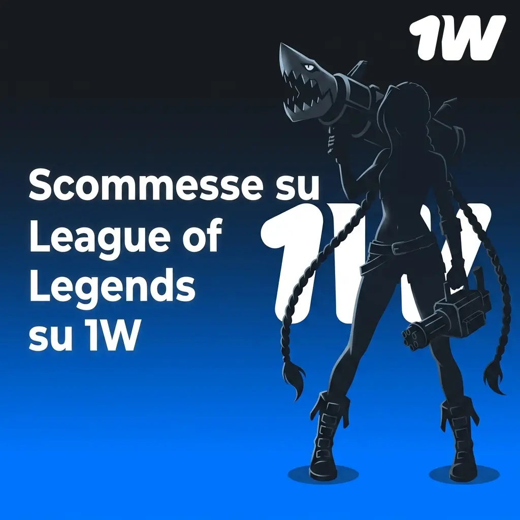Scommesse su League of Legends su 1W: mercati, quote in diretta e tornei come Worlds, LEC e LCK