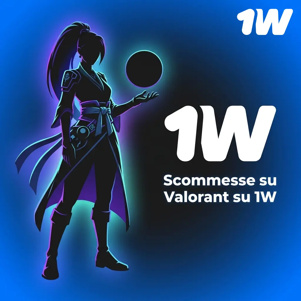 Scommesse Valorant su 1W: quote VCT, Masters e Champions con live betting sugli esports di Riot Games